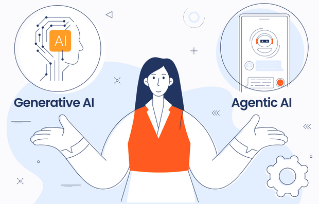 Agentic AI vs Generative AI: A Practical Guide for Businesses