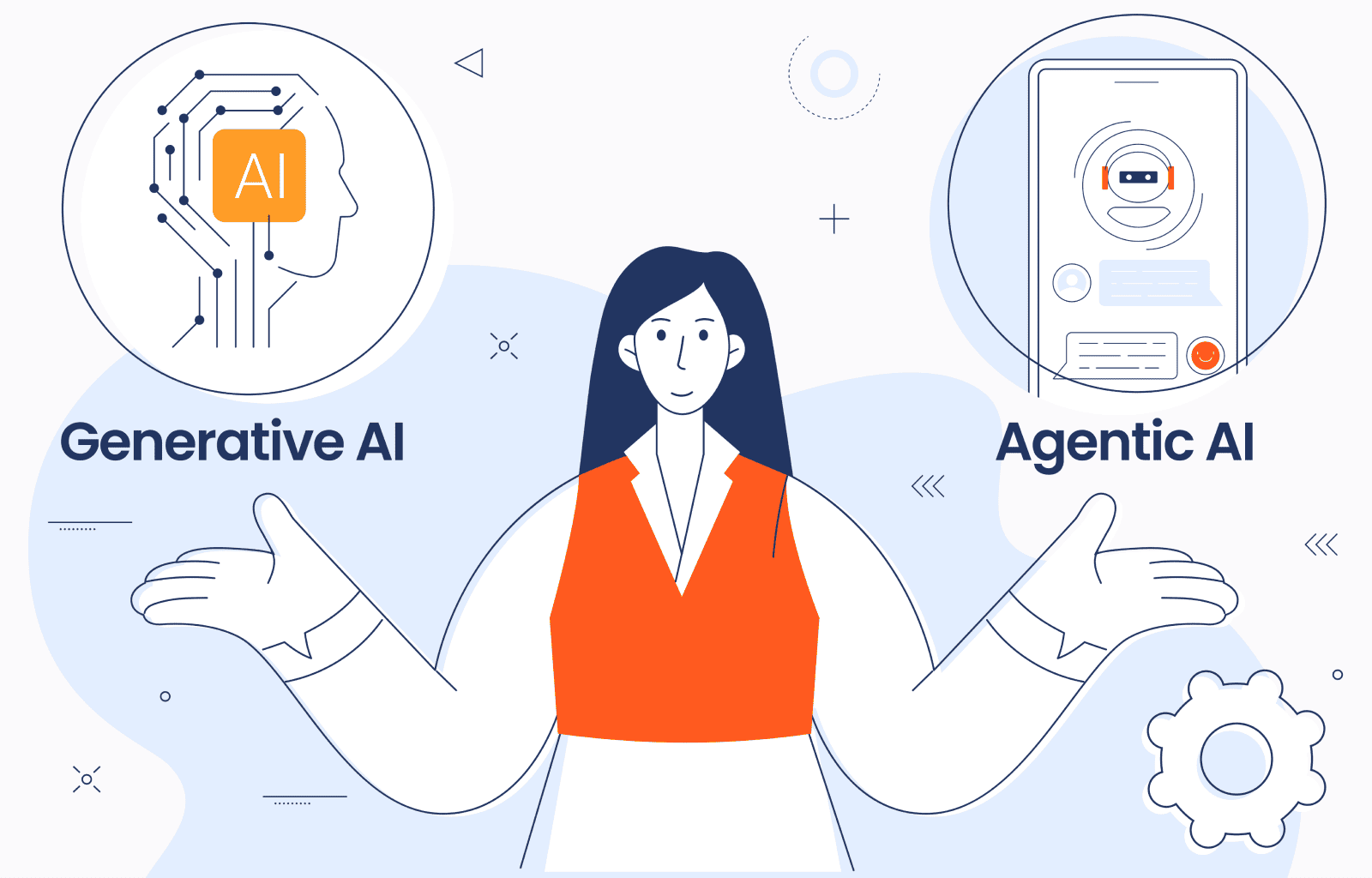 Agentic AI vs Generative AI: A Practical Guide for Businesses